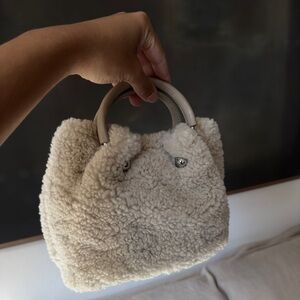 Mango - Faux Sherpa Mini Bag